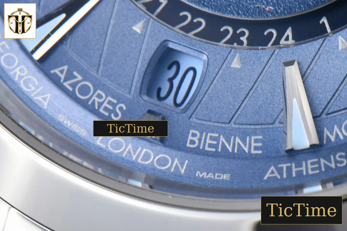 Aqua Terra 150m GMT Worldtimer 43mm VSF Ice Blue Dial SS Bracelet A8938 — foto 7