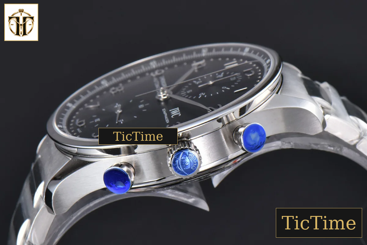 Portuguese IW371609 41mm ZF Black Dial SS Bracelet A96355 — foto 7