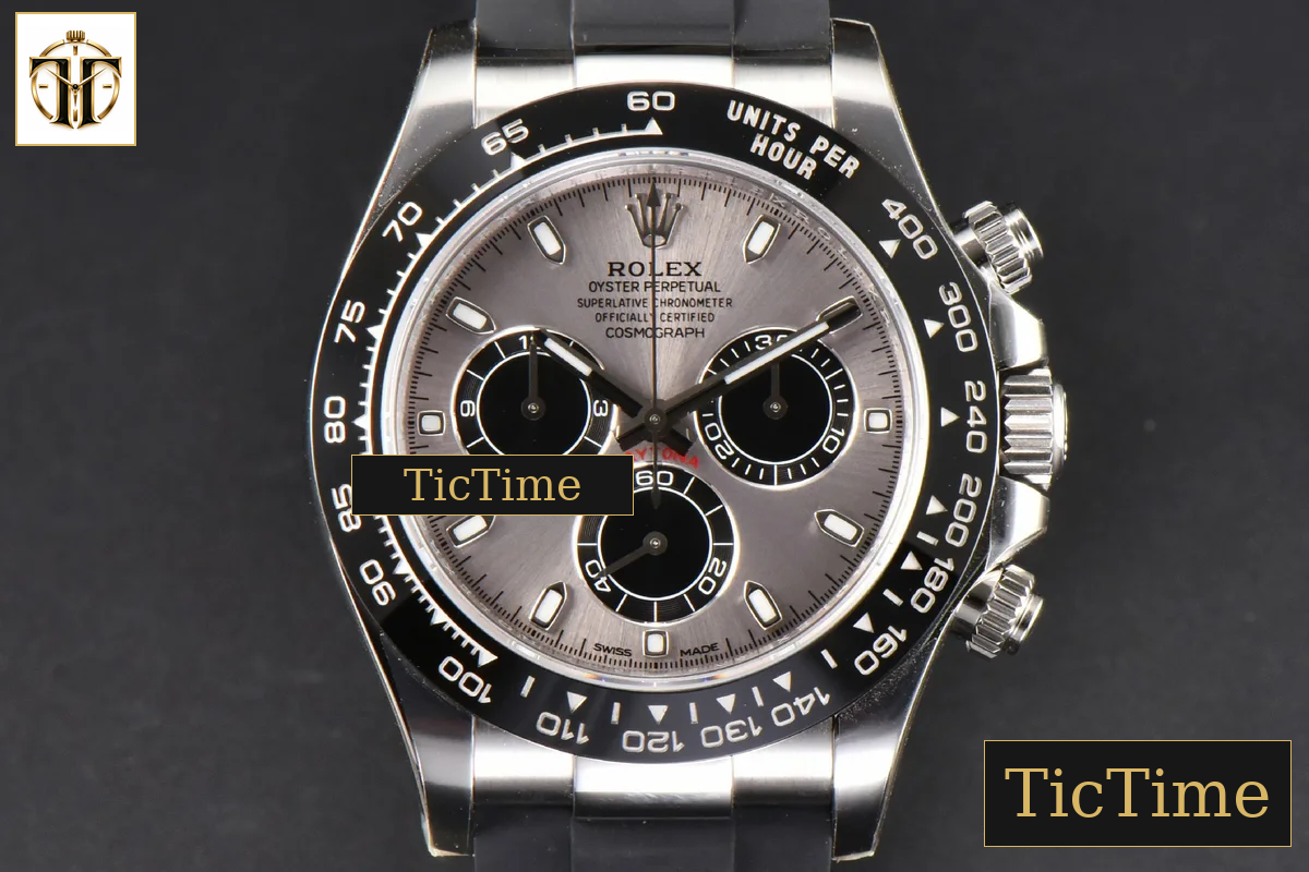 Daytona 116519 Clean Factory Ceramic Grey Dial Oysterflex Strap SA4130 — foto 2