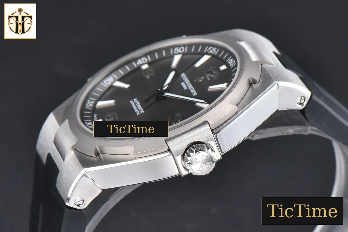 Overseas 47040 42mm PPF Gray Dial Black Rubber Strap A1226 — foto 12