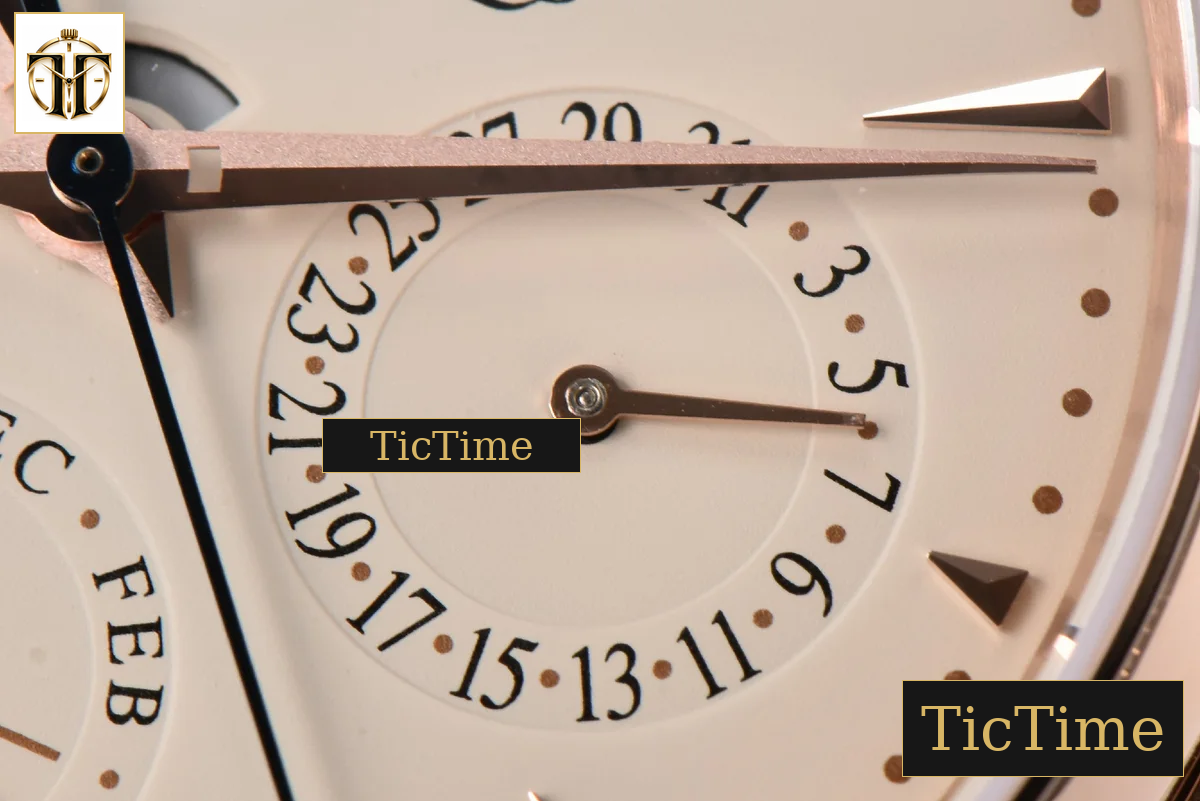 Master Ultra Thin Perpetual Calendar 39mm VRF RG White Dial Brown Leather Strap MY9015 — foto 9