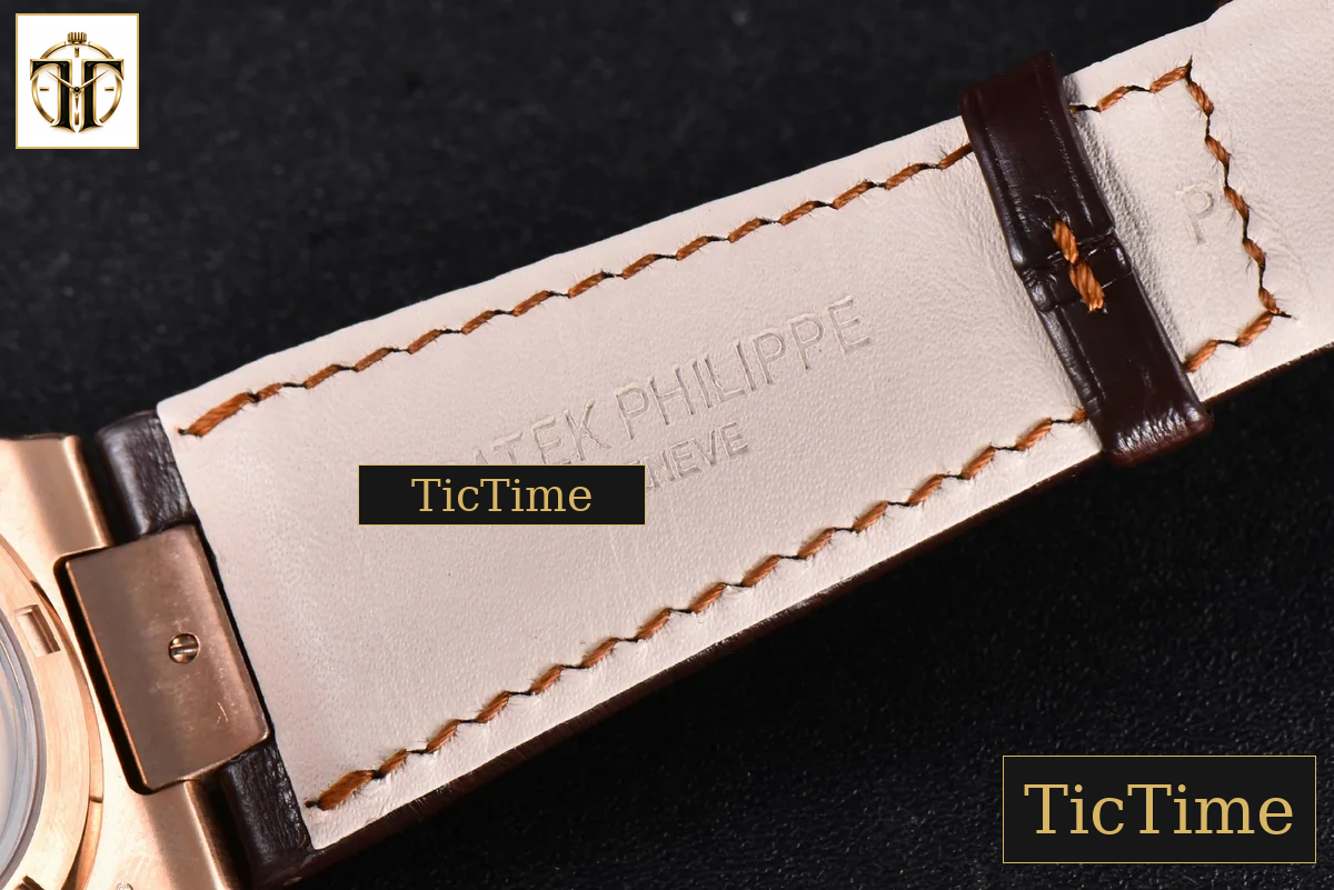 Nautilus 5711R 40mm 3KF Brown Dial Brown Leather Strap V3 A324 — foto 21