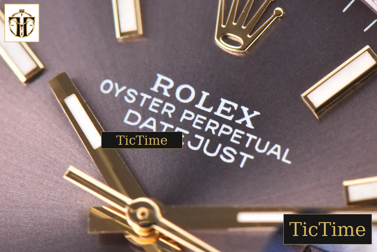 Datejust 41mm GMF YG/SS Gray Dial Stick Marker Fluted Bezel Jubille Bracelet VR3235 — foto 6