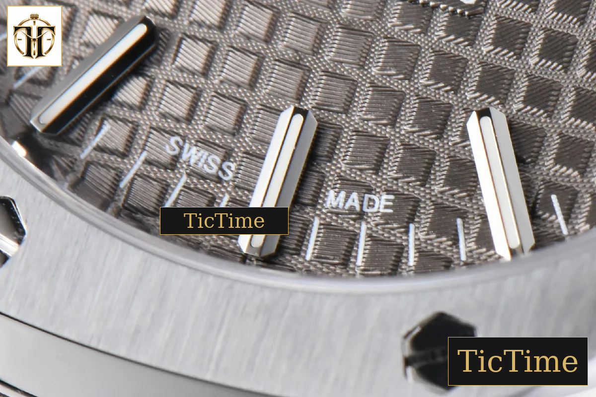 Royal Oak 15450 37mm ZF Gray Textured Dial SS Bracelet SA3120 — foto 9