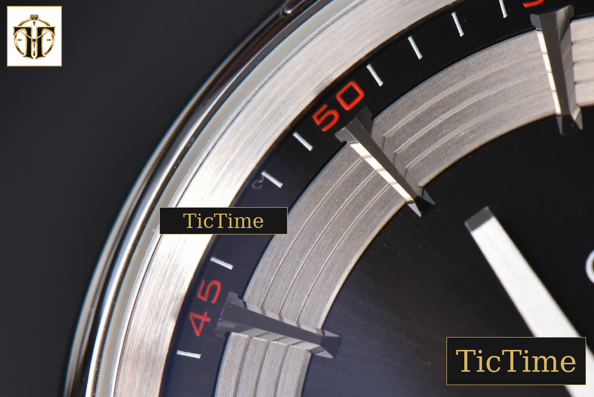 De Ville Hour Vision 41mm VSF Black/Silver Dial Black Croco Strap A8500 — foto 6