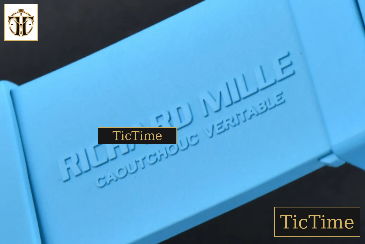 NTPT RM055 42.7mm APSF Blue Skeleton Dial Black Bezel Blue Crown Blue Rubber Strap RMUL2 — foto 32