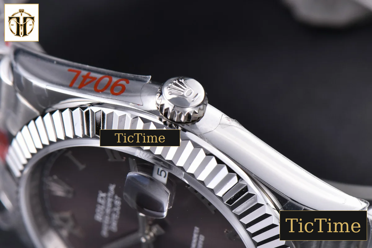 Datejust 41mm GMF SS Gray Dial Roma Marker Fluted Bezel Jubille Bracelet VR3235 — foto 15