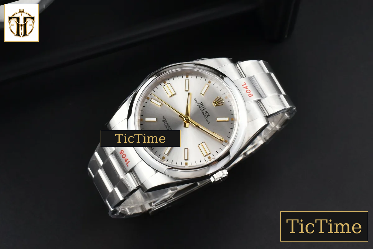 Oyster Perpetual 124300 41mm EWF Silver Dial SS Bracelet A3230 — foto 15