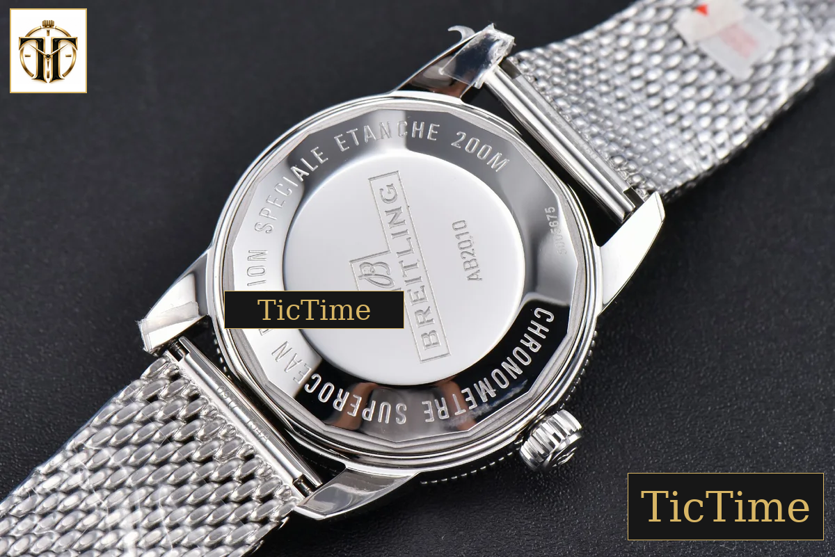 SuperOcean Heritage II 42mm GF White Dial Black Bezel SS bracelet A2824 — foto 19