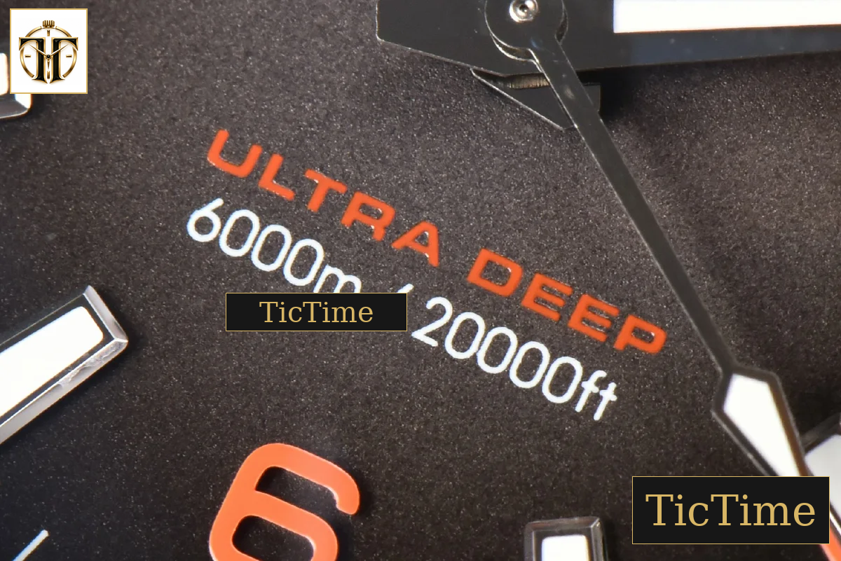 Seamaster Ultra Deep 6000M 45.5mm VSF Brown Dial Orange Bezel SS Bracelet A8912 — foto 8