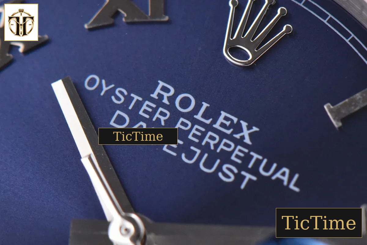 DateJust 36mm GMF SS Blue Dial Roma Marker Jubilee Bracelet VR3235 — foto 5