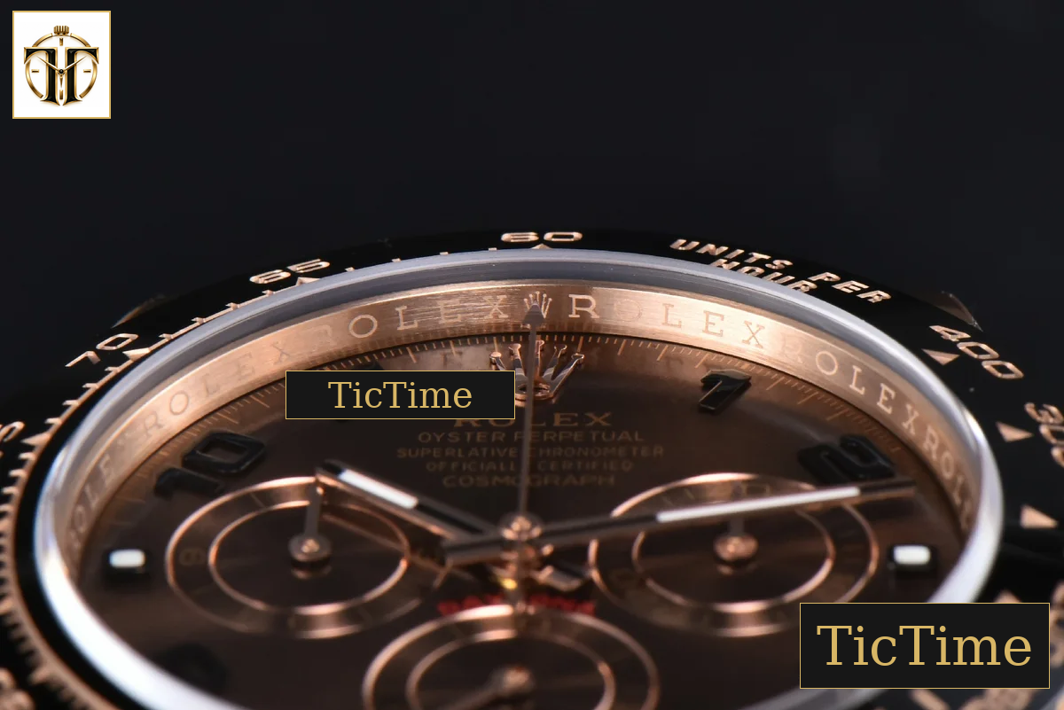 Daytona 116515 APSF RG Brown Dial Ceramic Bezel Digital Marker Oysterflex Strap Tungsten Version SH4130 — foto 12