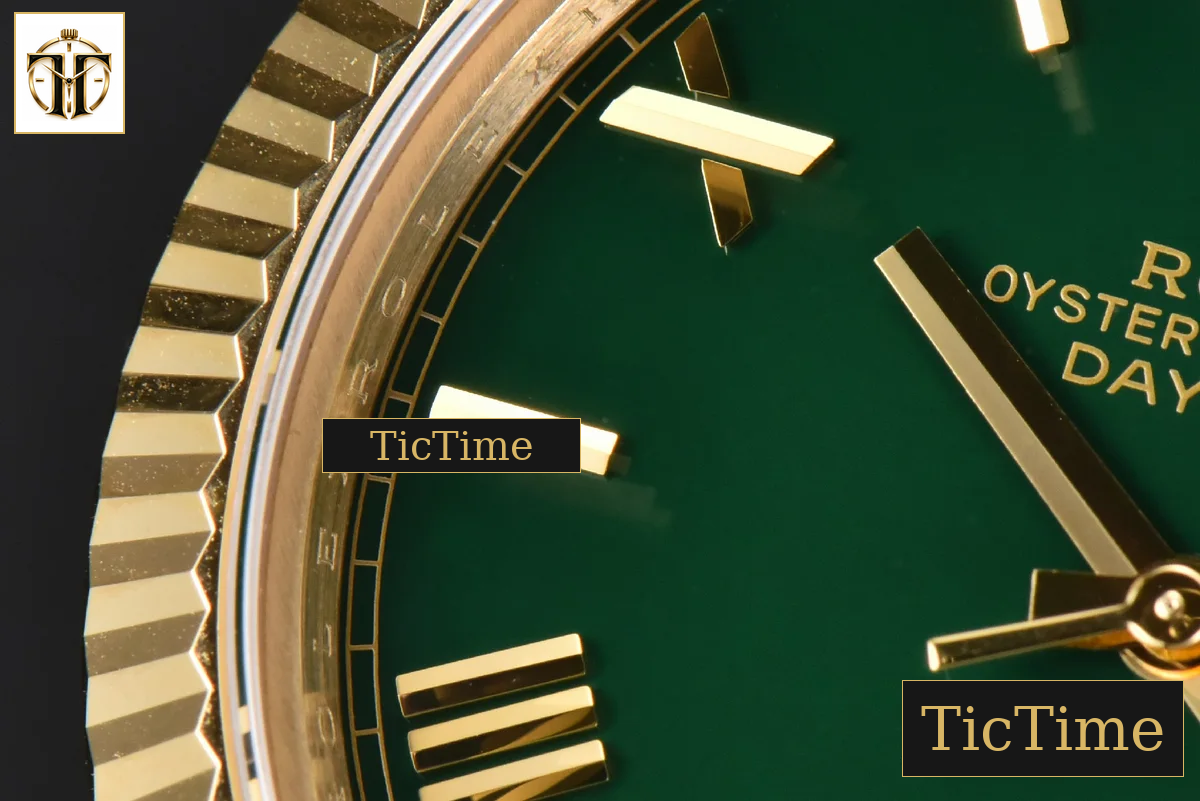DayDate 904L 40mm BPF YG Green Dial YG Bracelet A2813 — foto 6