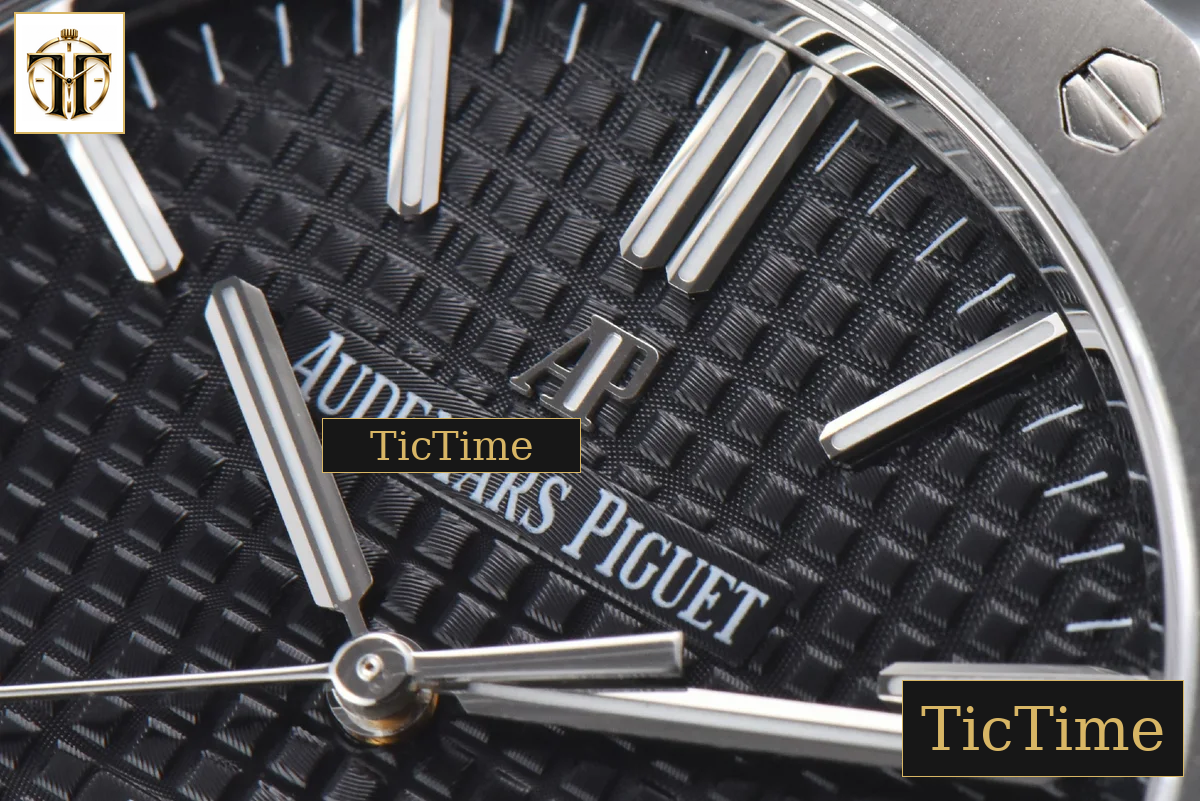 Royal Oak 15400 41mm ORF Black Textured Dial SS Bracelet A3120 — foto 7