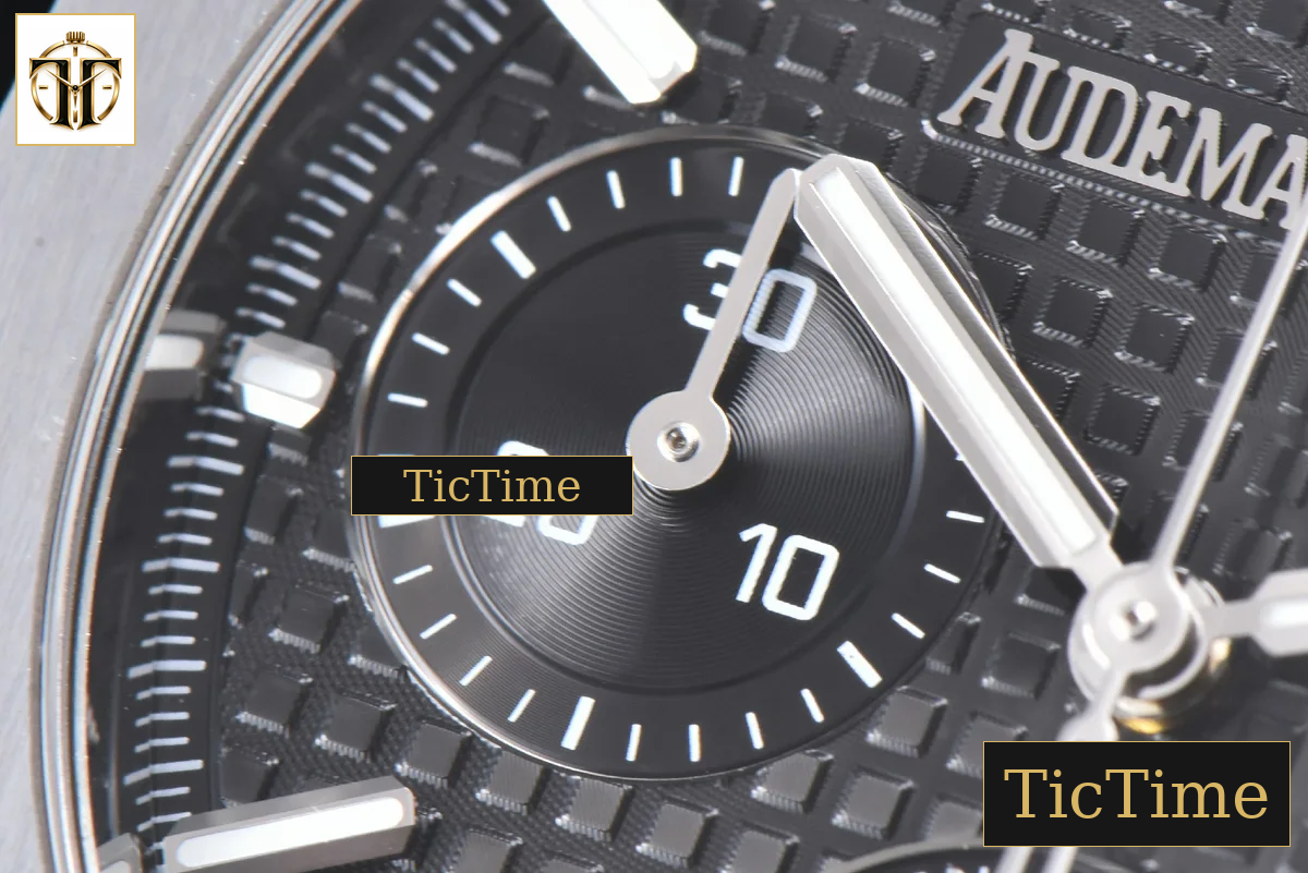 Royal Oak Chronograph 26240 41mm APSF Black Checkered Black Subdial SS Bracelet V1 SH4401 — foto 6