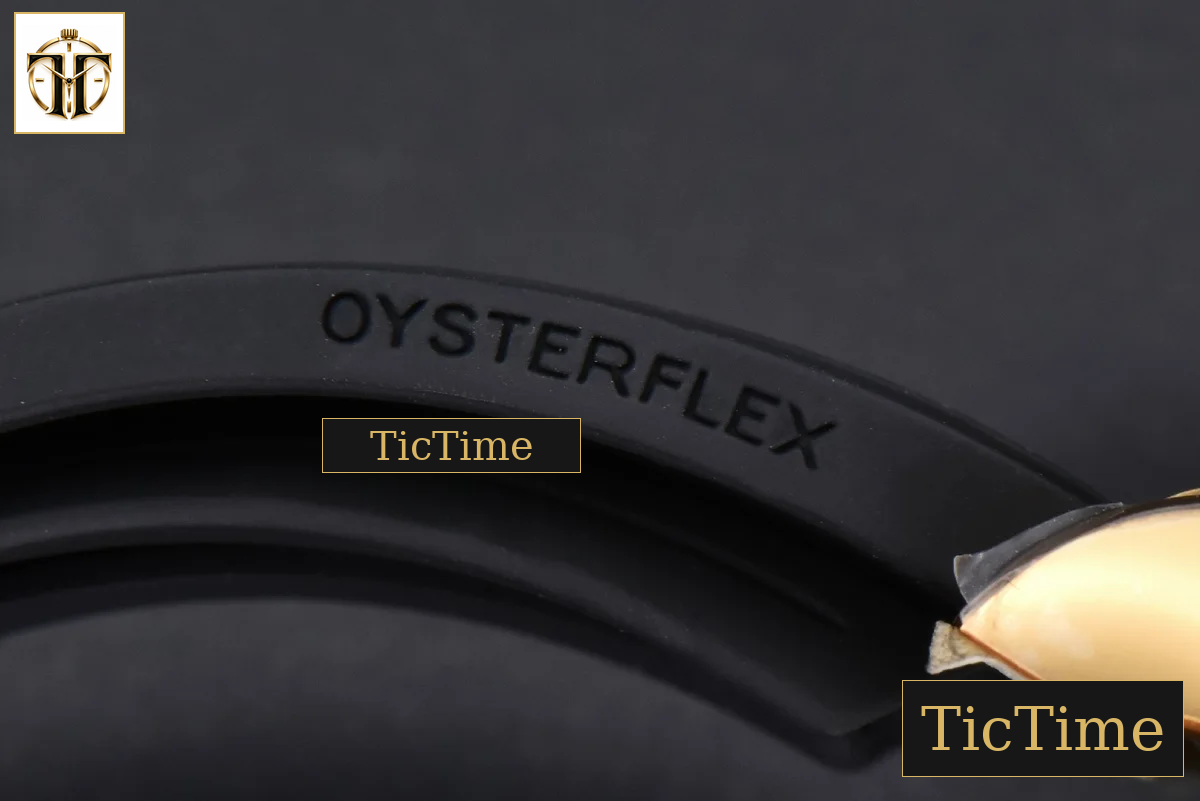 Daytona 126518 40mm Clean Factory YG 904L YG Dial Black Bezel Oysterflex Strap DD4131 — foto 40