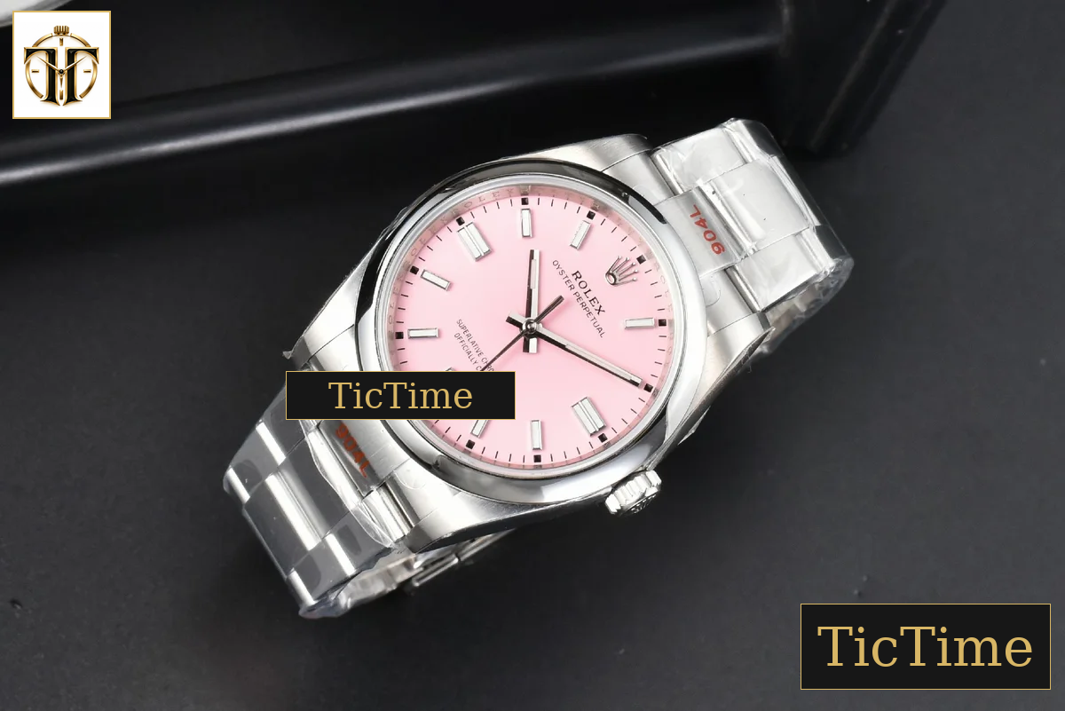 Oyster Perpetual 126000 36mm EWF Pink Dial SS Bracelet A3230 — foto 15