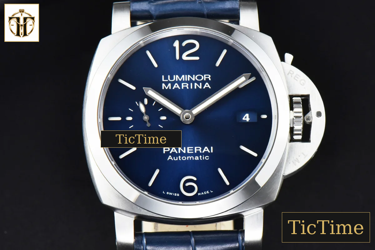 PAM1393 42mm VSF Blue Dial Blue Leather Strap P9010 — foto 2