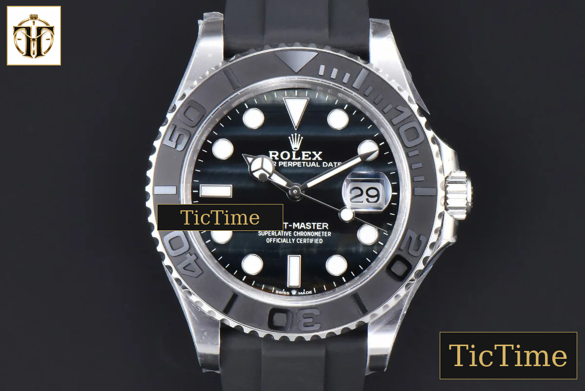 Yacht-Master Falcon’s Eye Dial 226659 42mm Clean Factory Black Rubber Strap VR3235 — foto 2