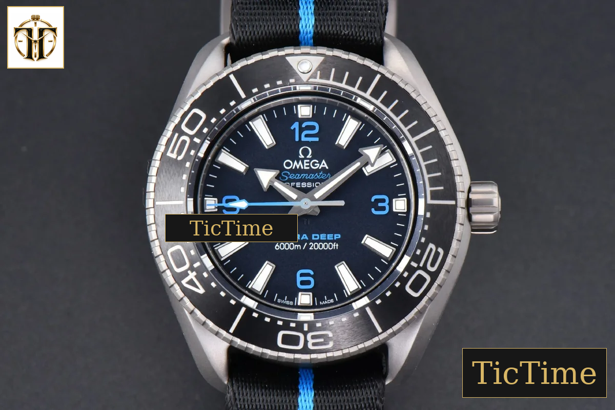 Seamaster Ultra Deep 6000M 45.5mm VSF Titanium Black Dial Nylon Strap A8912 — foto 2