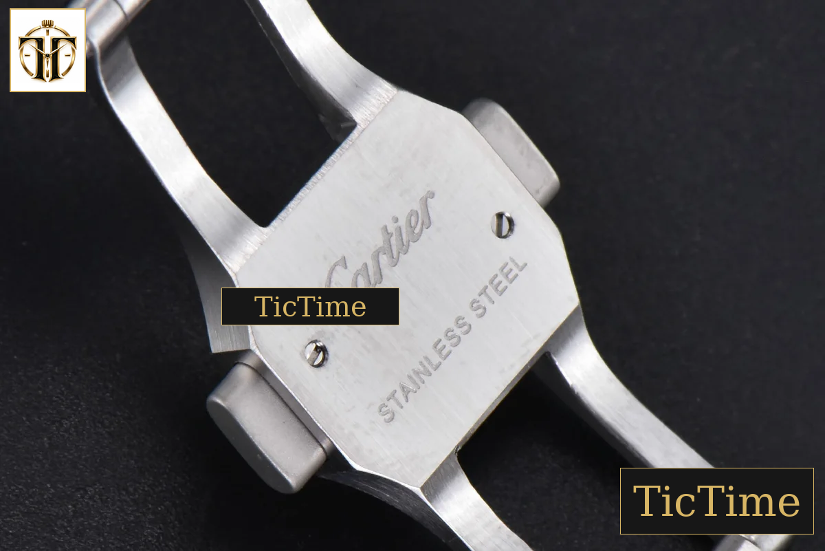 Santos de Cartier Medium 35mm BVF YG/SS White Dial YG/SS Bracelet Miyota 9039 — foto 31