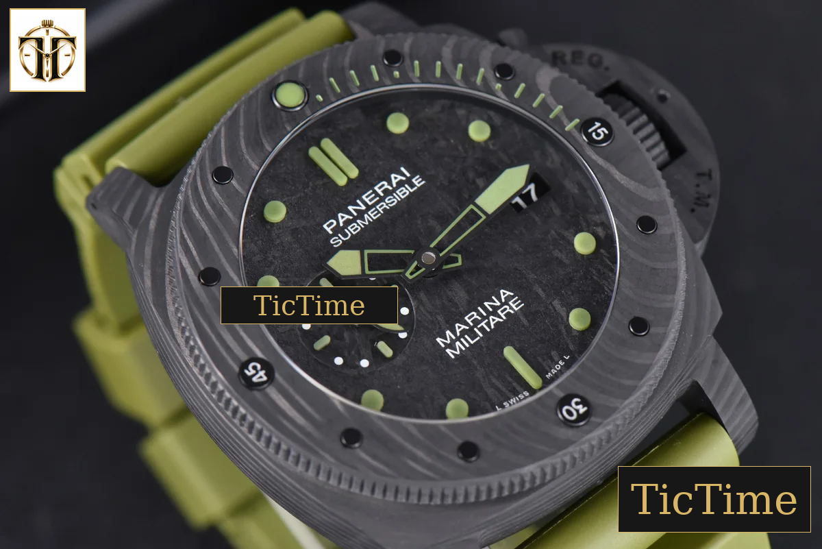 Carbotech Submersible PAM961 47mm VSF Black Dial Rubber Strap Asia XXXIV — foto 9