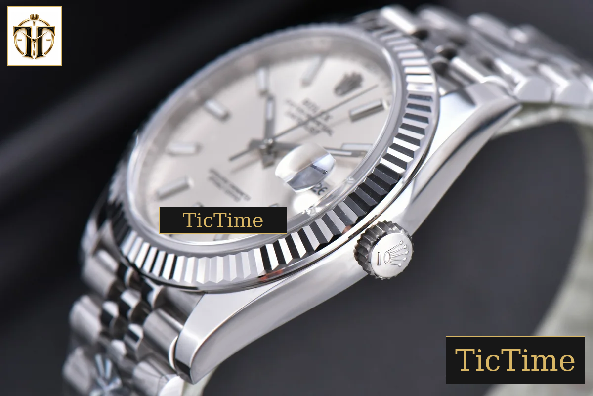 DateJust 904 126334 41mm ARF SS Silver Dial Lume Markers Jubilee Bracelet VR3235 — foto 12