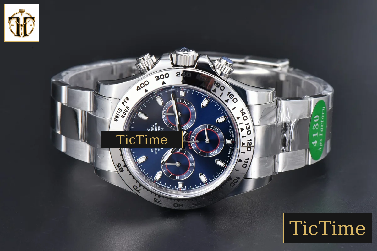 Daytona 116509 APSF SS Blue Dial Lume Marker SS Bracelet SH4130 — foto 16