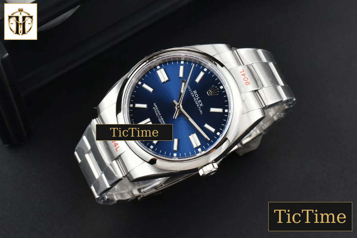 Oyster Perpetual 124300 41mm EWF Blue Dial SS Bracelet A3230 — foto 15