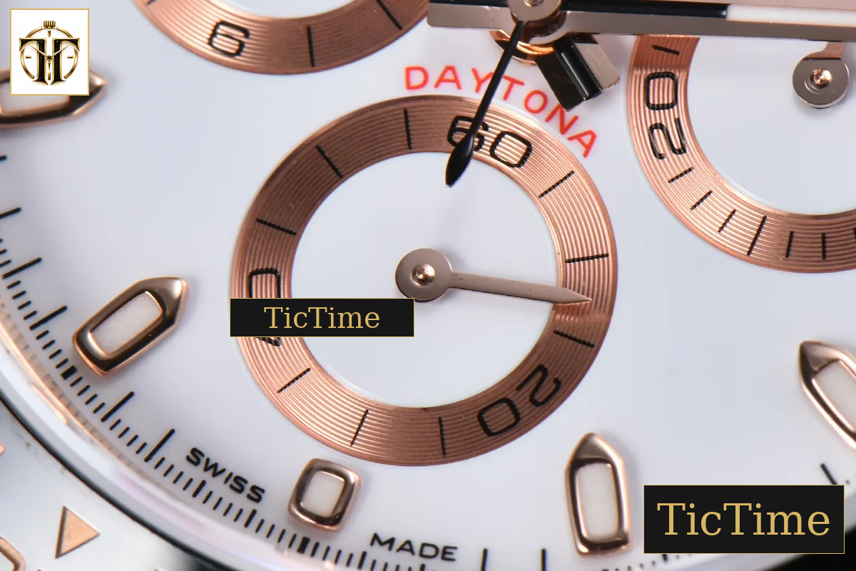 Daytona 116515 APSF RG White Dial Ceramic Bezel Lume Marker Oysterflex Strap Tungsten Version SH4130 — foto 9