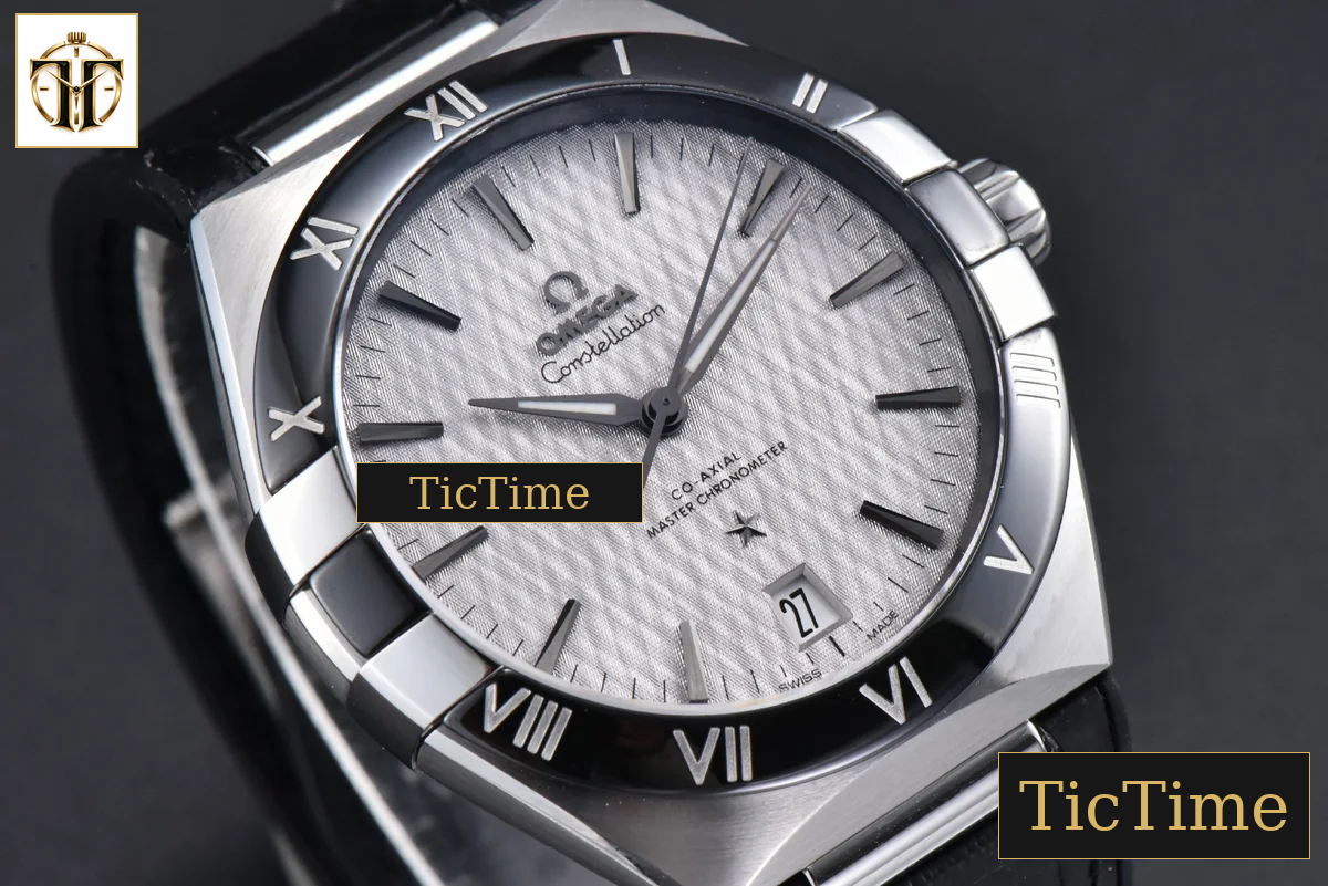 Constellation 41mm VSF Black Dial Black Black/Silver Bezel Gummy Strap A8900 — foto 11
