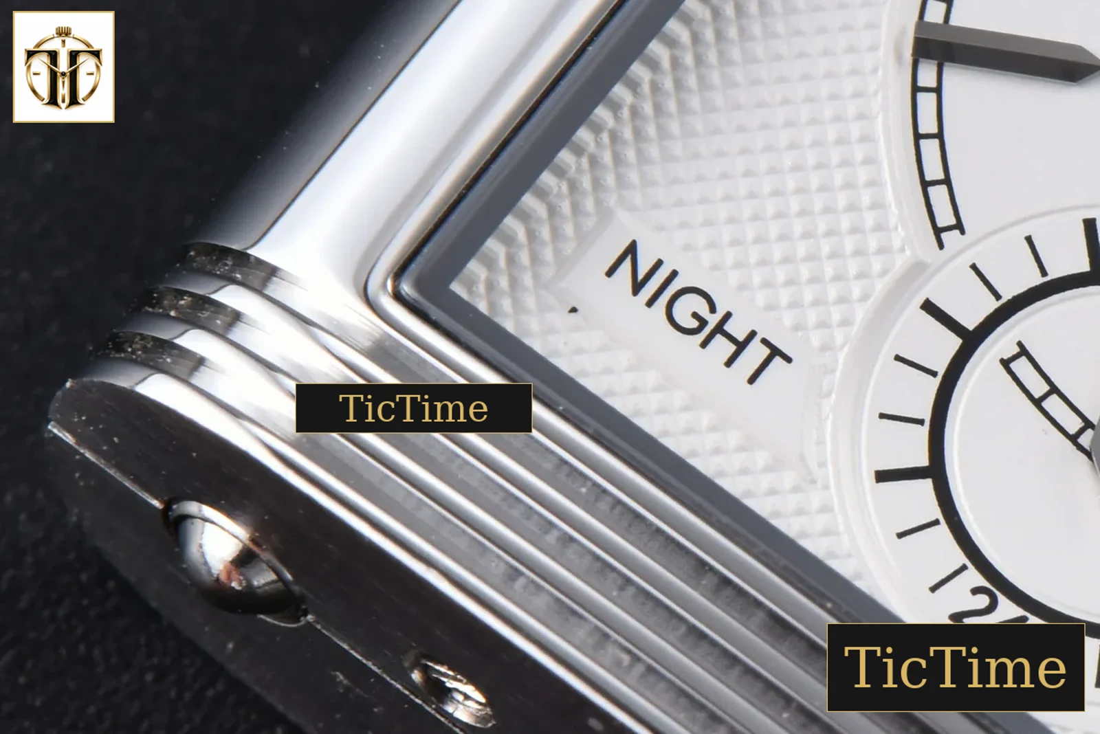Master Reverso Tribute Small Seconds 30x47mm MGF Blue Dial Blue Leather Strap A854A — foto 18