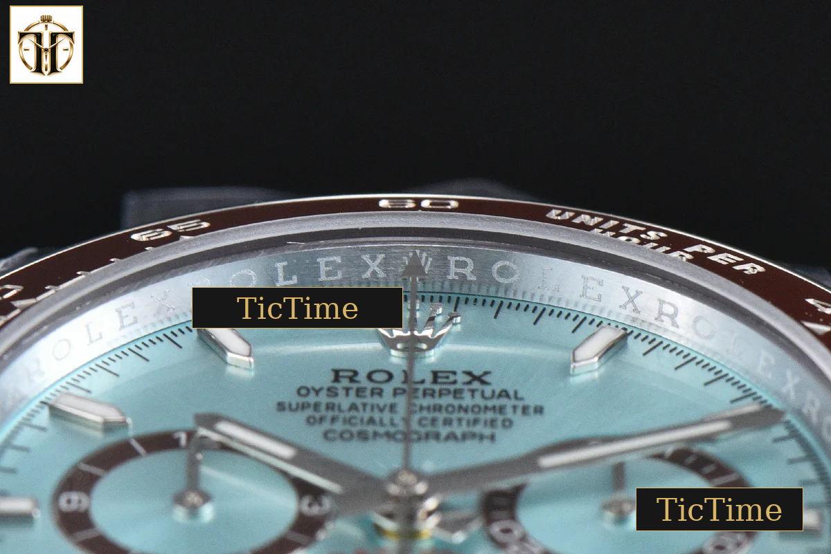 Daytona UFO 904L 126506 40mm UF Ice Blue Stick Dial Lume Markers SS Braclet (Free Sprung) UF4131 — foto 13