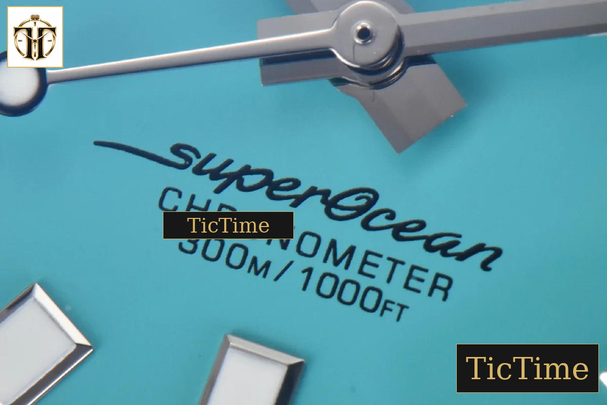 SuperOcean 44mm TF Tiffany Blue/White Dial SS Bracelet A2824 — foto 7