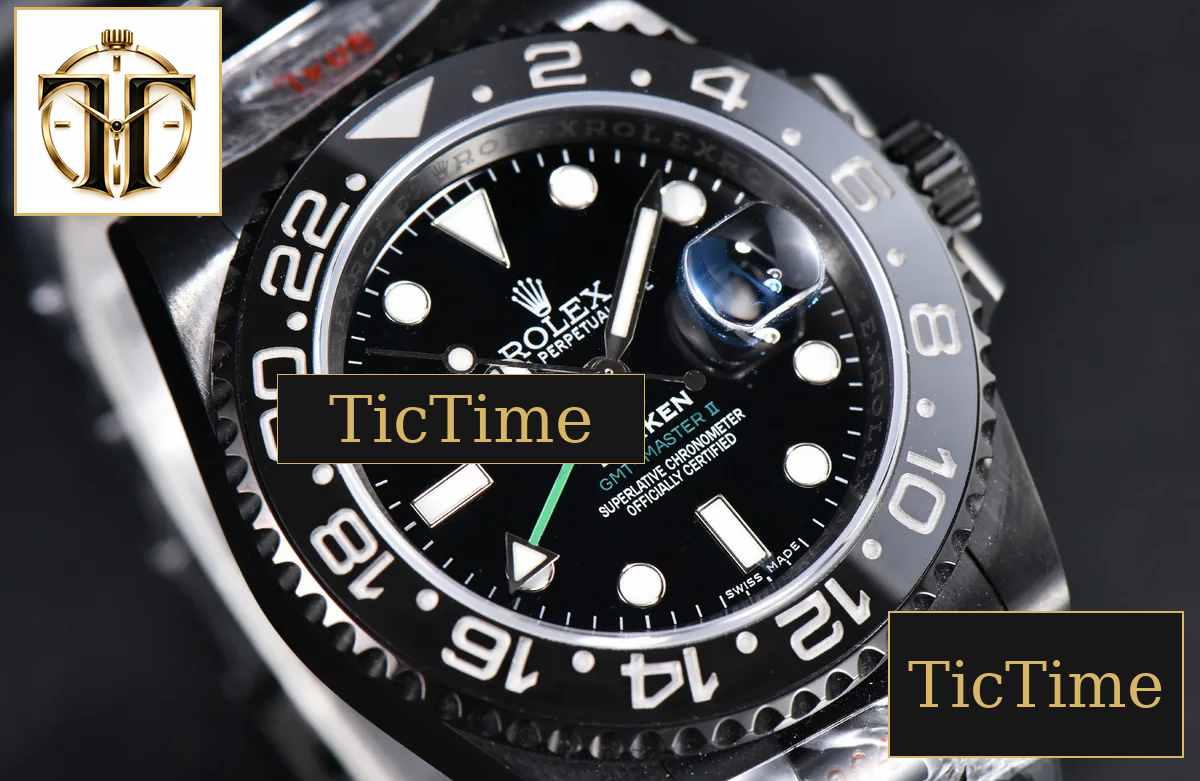 Blaken GMT Master LN 116710 IPKF Green Hand PVD Bracelet A2836 — foto 26