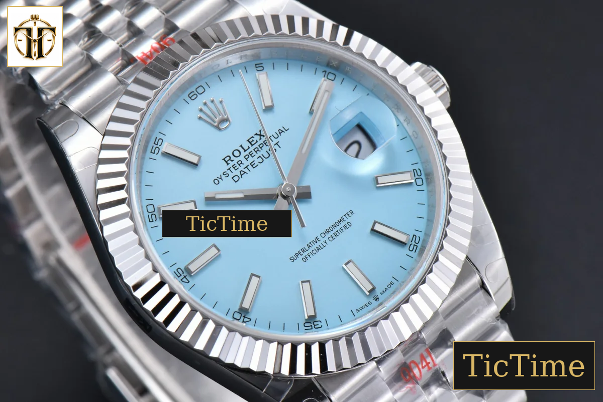 Datejust 41mm GMF Tiffany DIal SS braceelt tungsten heavier version VR3235 — foto 13