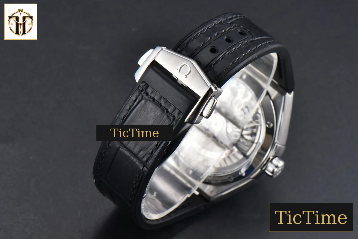 Constellation 41mm VSF Black Dial Black Black/Silver Bezel Gummy Strap A8900 — foto 15