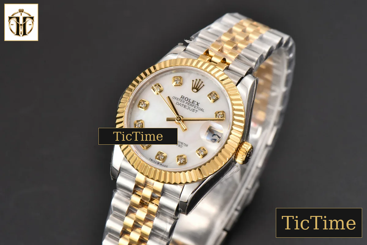 DateJust Ladies 904L 31mm WF YG/SS MOP Dial Jubilee Bracelet A2671 — foto 4