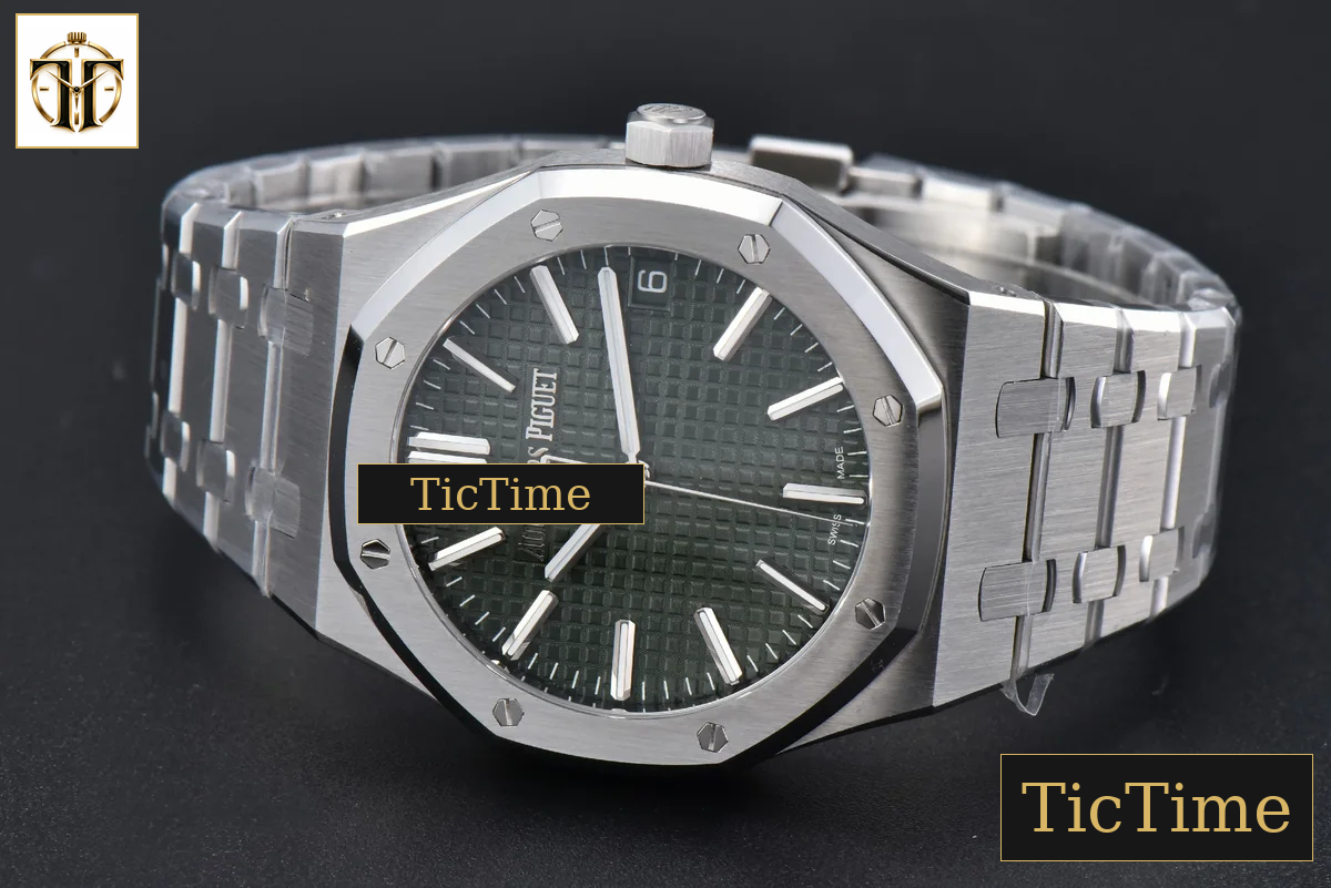 Royal Oak ’50th Anniversary’ 15510 41mm ZF Green Dial SS Bracelet SA4302 — foto 14