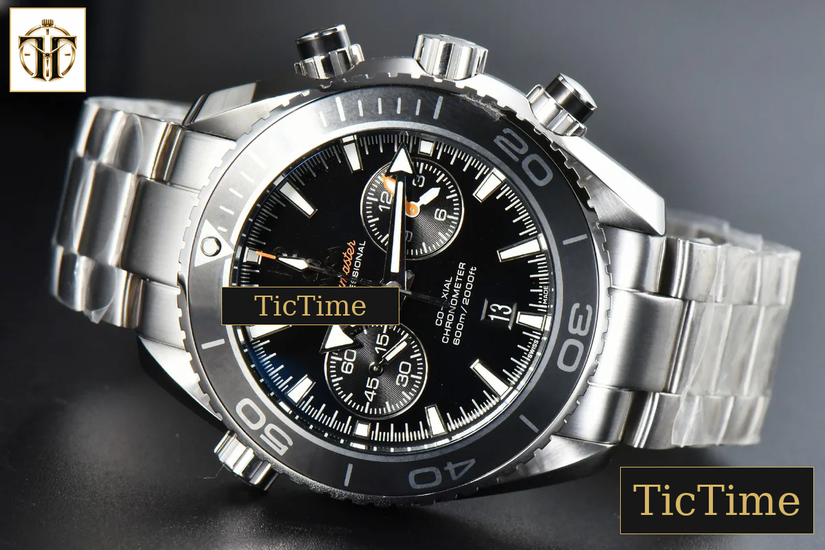 Planet Ocean Chrono 45.5mm OMF Black Dial SS Bracelet A9300 — foto 14