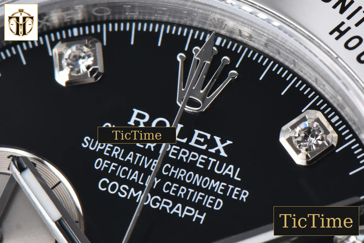 Daytona 904L 126509 40mm BPF SS Black Dial Sliver Subdial Diamond Marker SS Bracelet SH4131 — foto 6