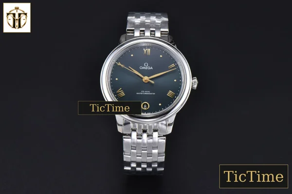 Foto frontal — De Ville Prestige Ladies 34mm VSF Green Dial Bracelet A8800