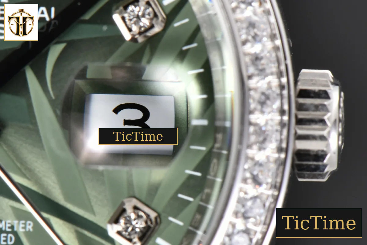 DateJust 36mm BPF Diamond Green Plam Dial Diamond Marker Jubilee Bracelet 3235 — foto 9