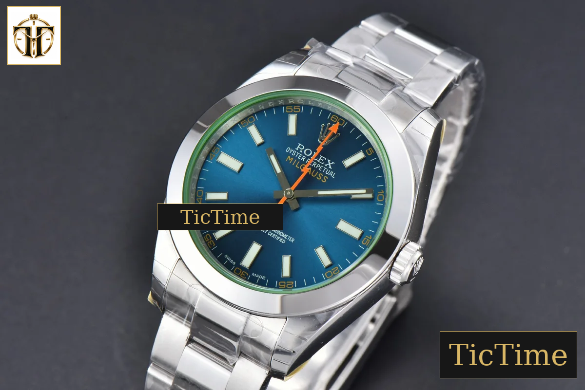 Milgauss GV 904L 116400 40mm GSF Blue Dial Bracelet SA3131 — foto 5