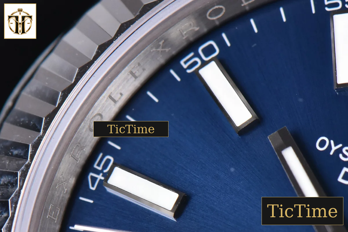 DateJust Fluted Bezel 126334 41mm VSF Blue Dial Oyster Bracelet VS3235 — foto 20