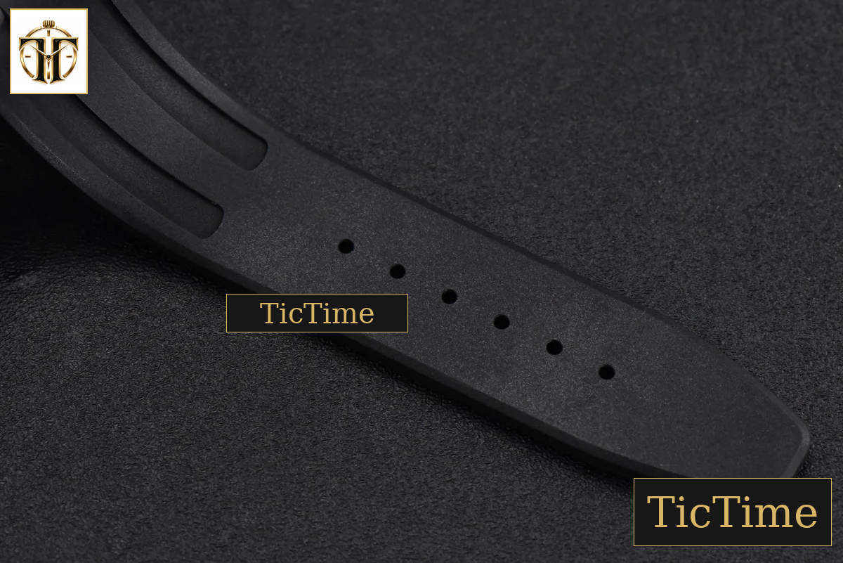 Offshore Ladies 26231ST 37mm RXWF Diamond Black Dial Black Subdial Black Rubber Strap Quartz — foto 19