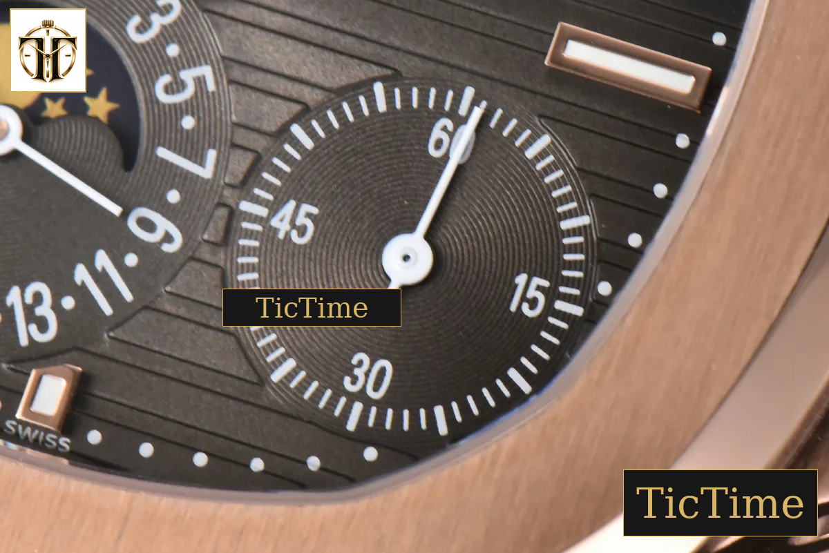 Nautilus 5712 40mm ZF RG Brown Dial Brown Leather Strap V4 A240 — foto 7