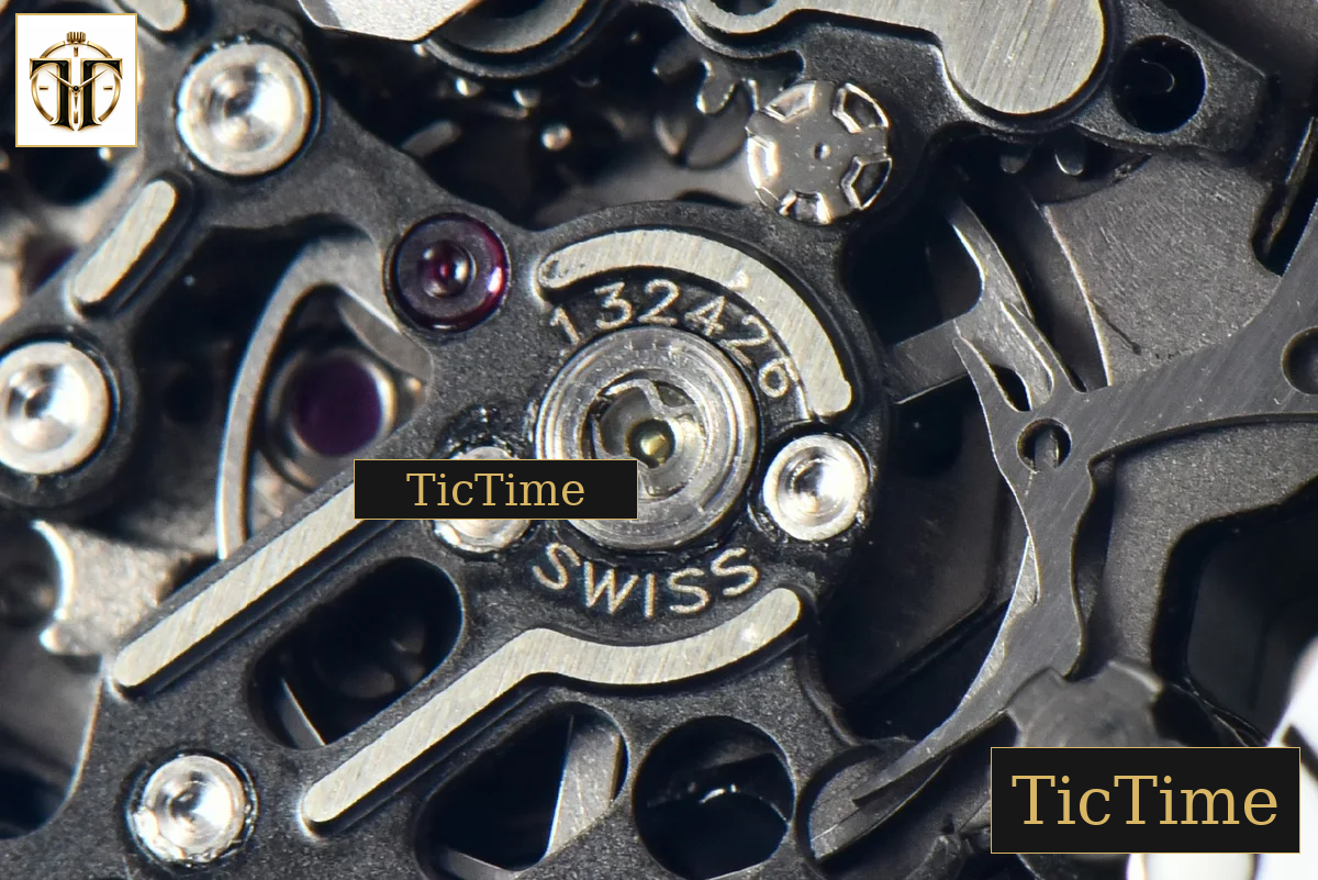 Bubba Watson RM055 42.7mm ZF Black NTPT White Skeleton Dial Black Rubber Strap V6 NH05 — foto 7