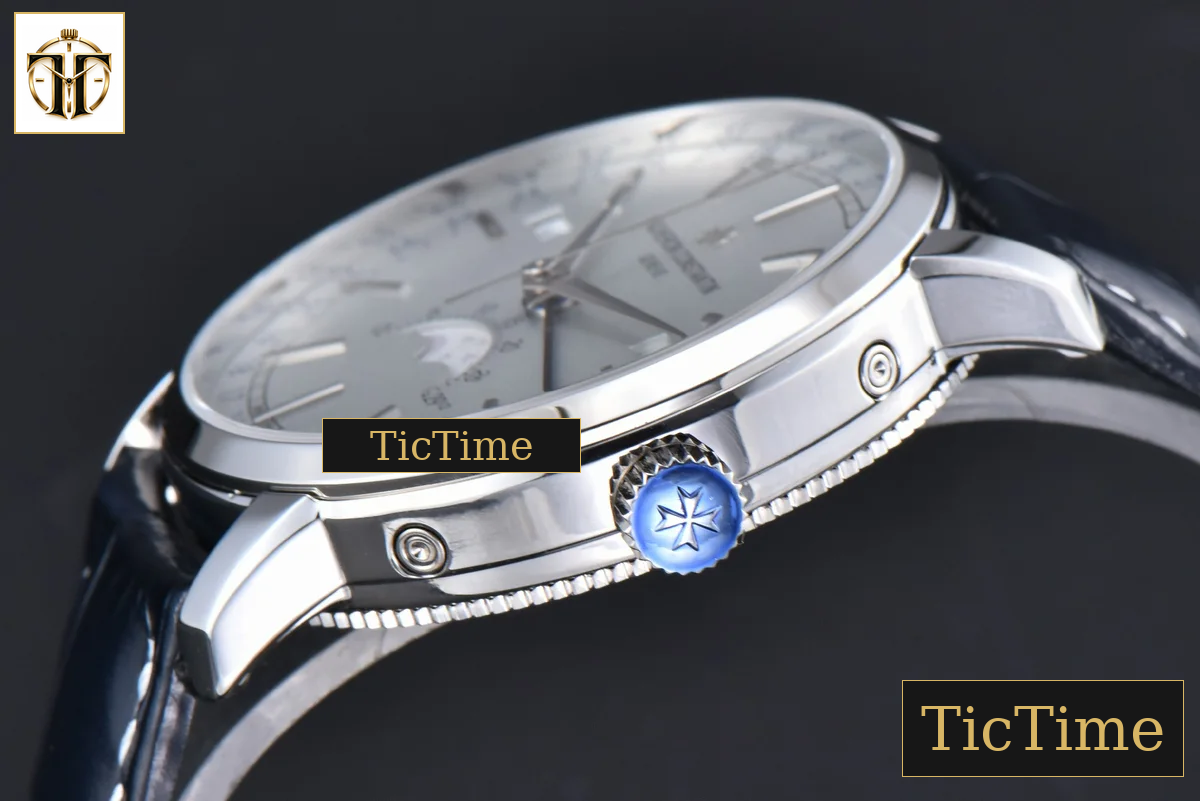 Traditionnelle 4010T 41mm MXF White Dial Blue Leather strap A2460QCL — foto 12