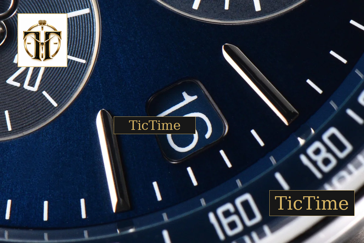 Code 11.59 Chrono 26393 41mm APSF SS Blue Dial Black Leather Strap SA4401 — foto 22